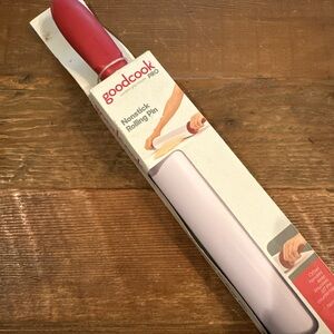 Goodcook Pro Comfort Grip Handles Nonstick Rolling Pin